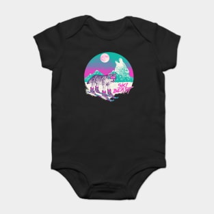 Ski Beast Baby Bodysuit